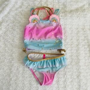 Girls 3T Betsey Johnson Mermaid Bikini